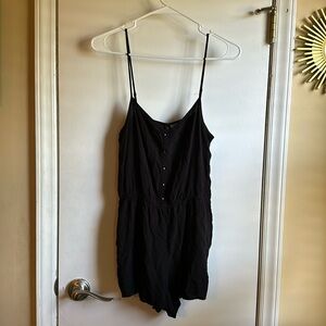Black Divided romper
